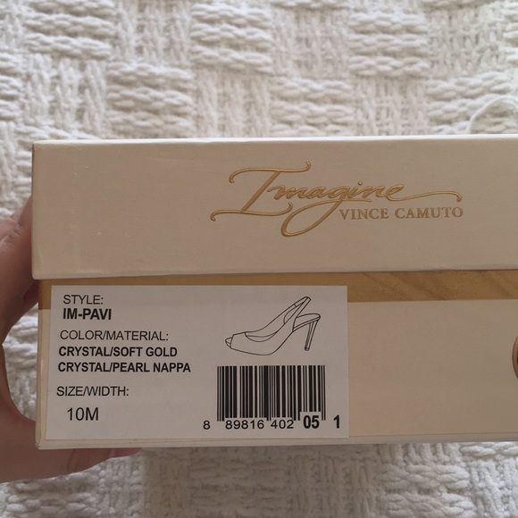 Imagine by Vince Camuto Gold Pavi Slingback Pump - Picture 2 of 8